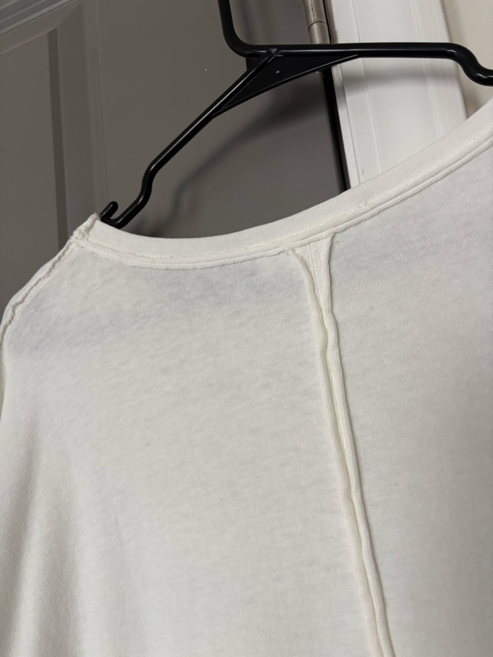 Double Zero Cream Ruffle Top - Picture 5 of 5
